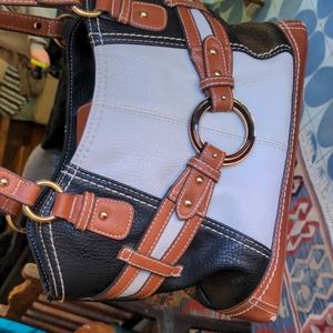 BOC Born California B&W Leather Purse